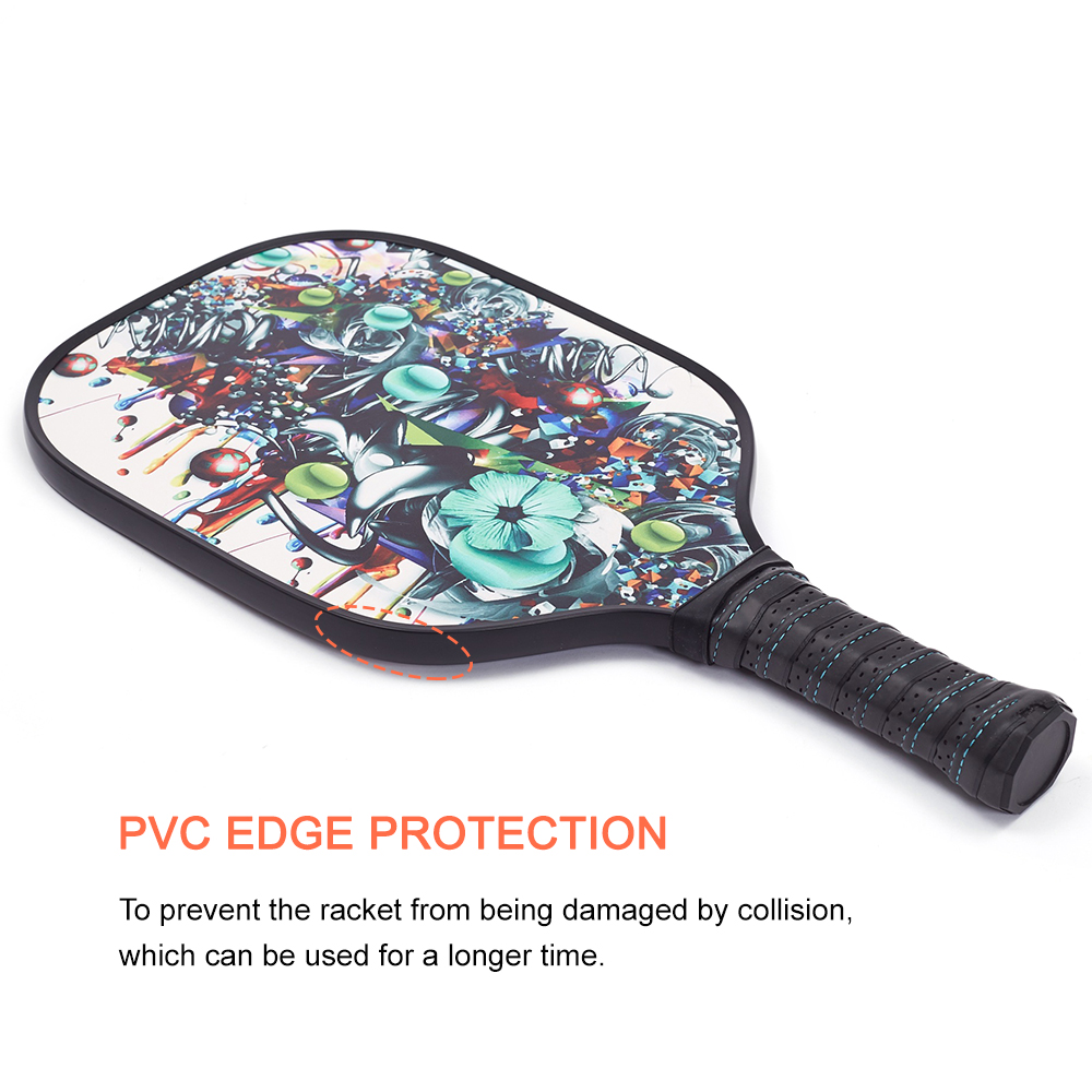 USAPA Approved Custom Composite Carbon Fiber Pickleball Paddle Adult Entertainment Use PP Honeycomb Printed