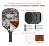 Thermoformed Pickleball Paddles Custom Carbon Fiber Pickleball Paddle With Great Grips USAPA Approved Pickleball Racket