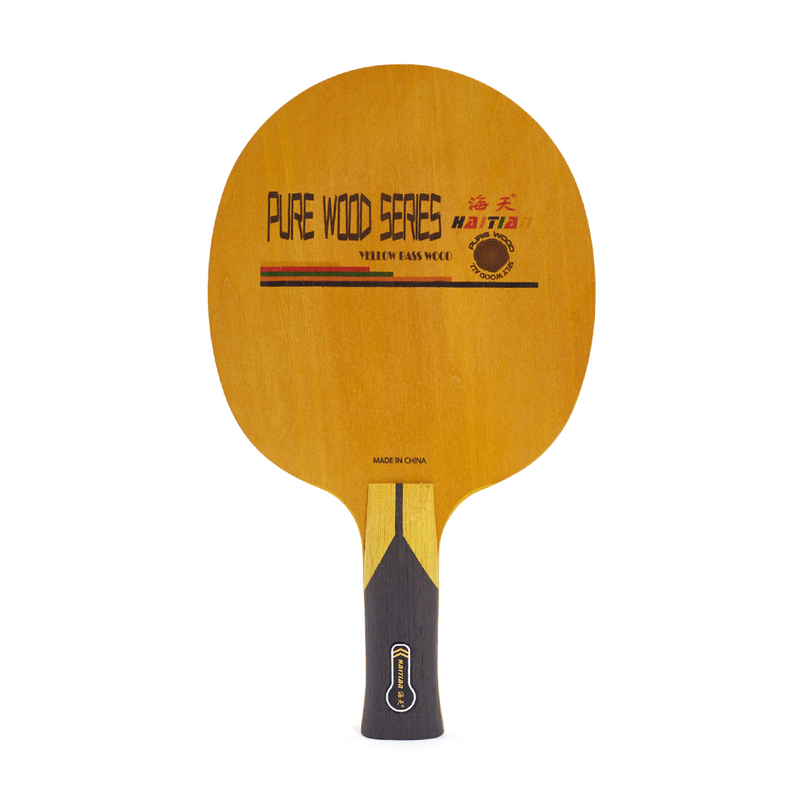 Custom Brand 5-layer Pure Wood Structure Table Tennis Bat Bottom Plate Table Tennis Baseplate Table Tennis Blade