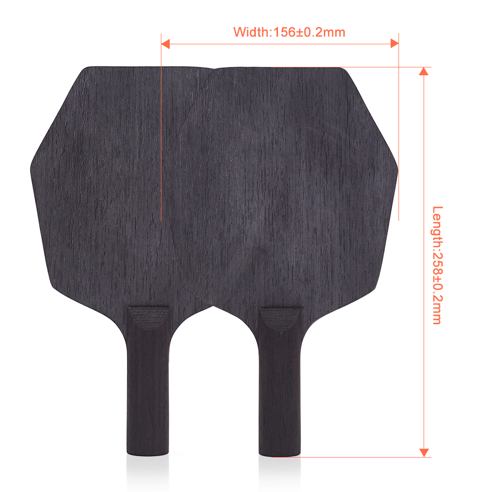 High-end Full Wood Plus Carbon Fiber Unique Shape Hexagon Offensive Professional Table Tennis Blades