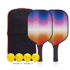 Pickleball Racket Factory Supply Custom Logo High Quality OEM Fiberglass Pickleball Paddle Set of 2 With Honeycomb Core