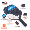 Wholesale Carbon Fiber Pickleball Paddle Custom Logo Pickleball Racket with PP Honeycomb Inner