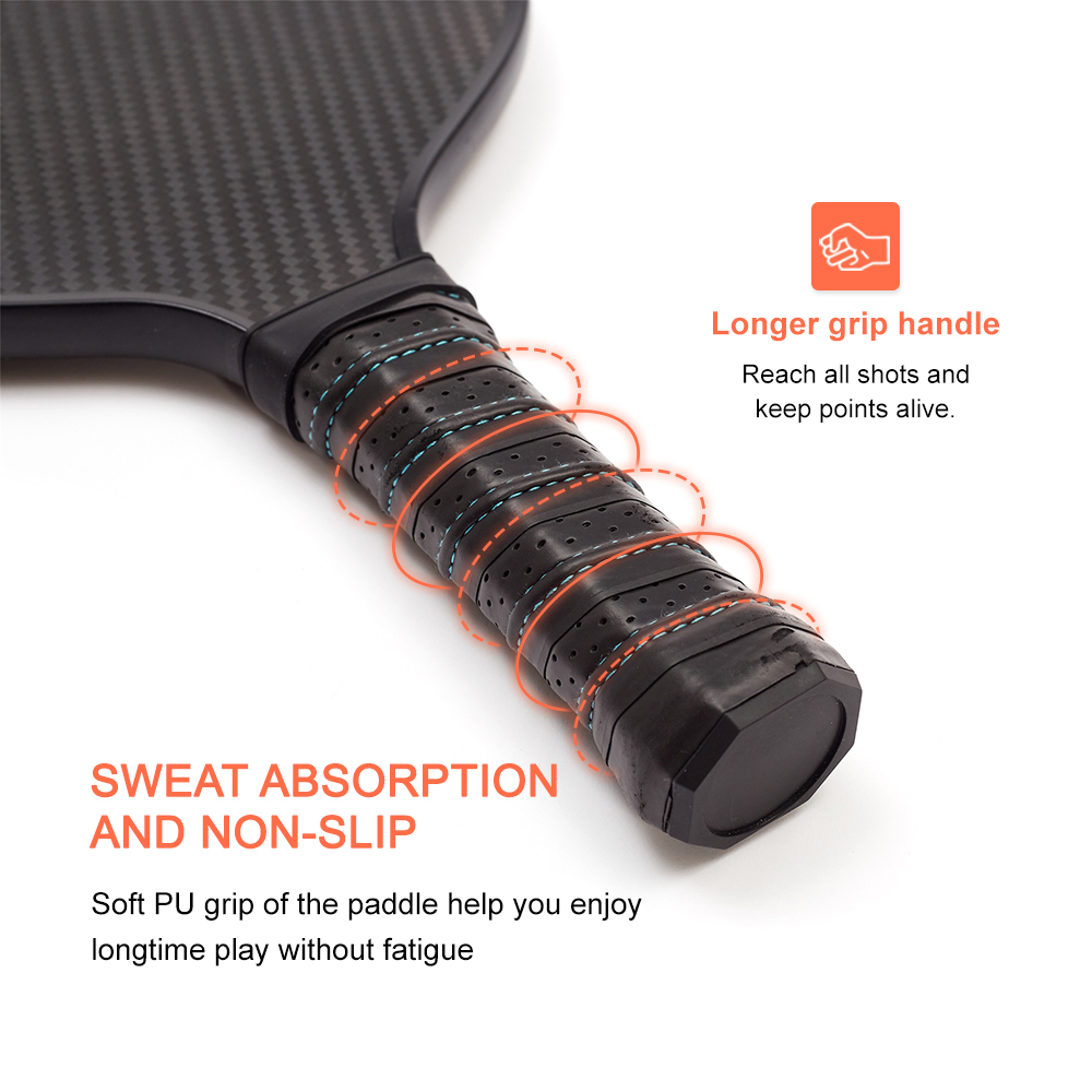 2025 New Pickleball Focus Training Paddle Custom Premium 3K Carbon Pickleball Training Paddle