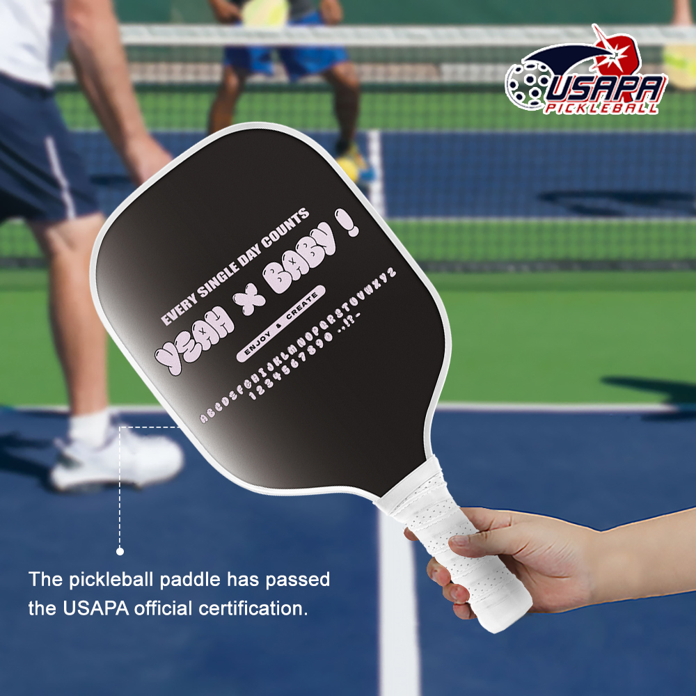 USAPA Standard Carbon Fiber Graphite Composite Pickleball Paddle Honeycomb Core Pickleball Racket From OEM Factory