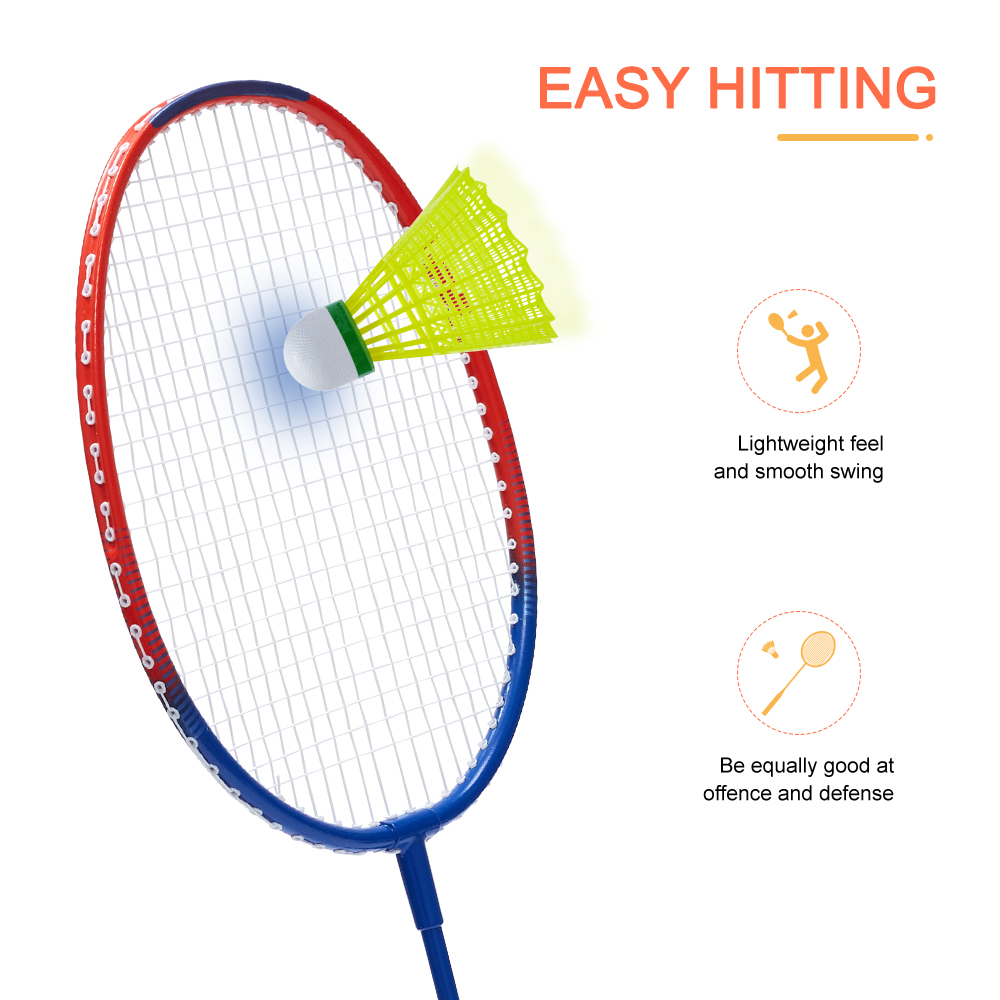 Wholesale Cheap Professional Iron Badminton Rackets One Pcs Custom Game Playing Badminton Racquet