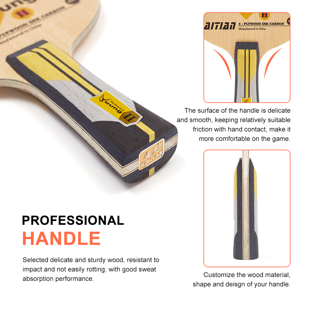 good performance wood table tennis racket