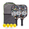 Custom LOGO Pickleball Paddle With Carbon Fiber Surface Pickleball Paddle Set 2 Rackets 4 Balls 1bag USAPA Approval