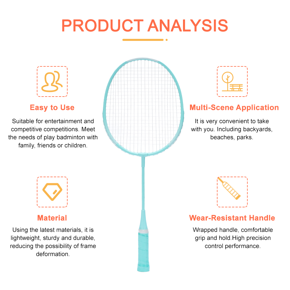 single badminton racket